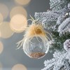 Whisen D3" Christmas Ball Ornaments, Glass Decorative Hanging Ball Christmas Tree Ornaments, Set of 12 - 3 of 4