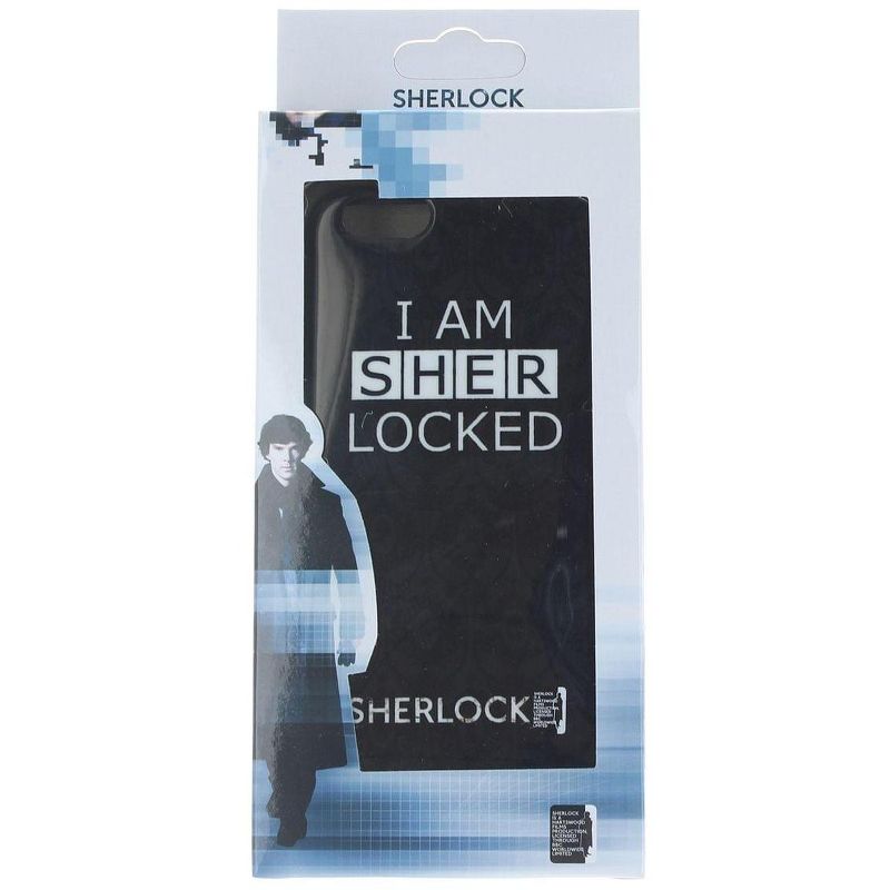 Se7en20 Sherlock I Am Sher Locked Black iPhone 6 Hard Snap Case, 2 of 3