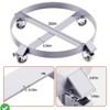 55 Gallon Drum Dolly 1,000 Pound Capacity Barrel Dolly w/Steel Frame 4 Swivel Casters Wheel 2 Pack/4 Pack - 2 of 4