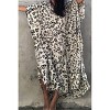 Women's Leopard Print Duster Cover Up - CEZELE - 4 of 4