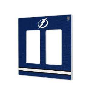 NHL Eastern Conference Teams Stripe Hidden-Screw Light Switch Plate for Double Rocker - 1 of 4
