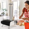 12-Inch Stainless Steel Outdoor Pizza Oven with Wood Pellet and Pizza Stone - Portable Wood Fired Pizza Stove - 2 of 4