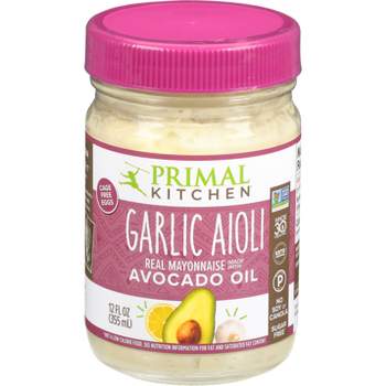Primal Kitchen Garlic Aioli Mayo with Avocado Oil -12 fl oz