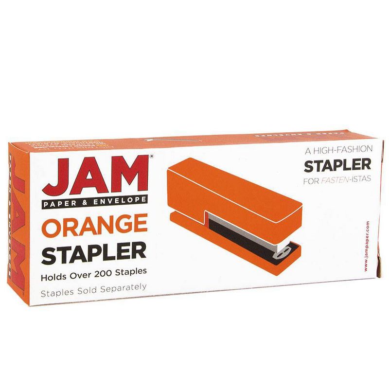 JAM Paper Modern Desk Stapler - Orange, 4 of 7