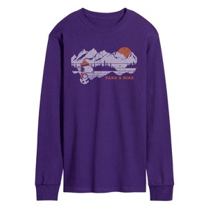 Men's - Peanuts - Take A Hike Long Sleeve Graphic T-Shirt - 1 of 3