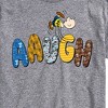 Men's - Peanuts - Aaugh Pattern Charlie Brown Short Sleeve Graphic T-Shirt - 2 of 4