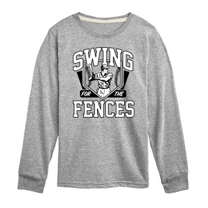 Boys' - Instant Message - Swing For The Fences Long Sleeve Graphic T-Shirt - 1 of 4