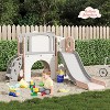 8-in-1 Slide & Climber Toy with Basketball Hoop, Safe Plastic Play Structure for Kids, Easy to Assemble Indoor Playground for Home & Playroom - 2 of 4