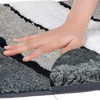 Unique Bargains Ultra Water Absorbent Non-Slip Quick Dry Bathroom Floor Mats 2 Pcs - 3 of 4