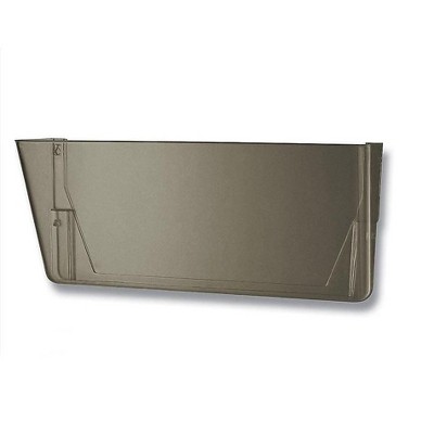 OIC 1-Pocket Plastic Wall File Smoke (21441)