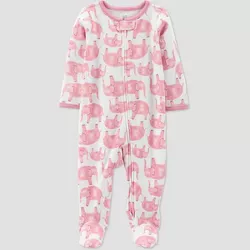 Carter's Just One You® Baby Girls' Elephant Footed Pajama - Pink