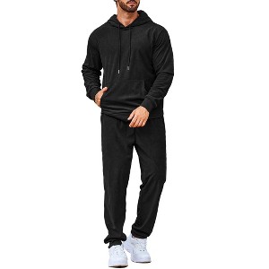 COOFANDY Men's Tracksuit 2 Piece Set Hoodie Sweatsuits Athletic Jogging Suits Casual Sports Outfits - 1 of 4