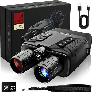 NAYSAYE Outdoor Observation Binoculars Long Range High Definition Dual Focus for Camping and Exploration, Black, 4.2"*7.4"*8.5" - 1 of 4
