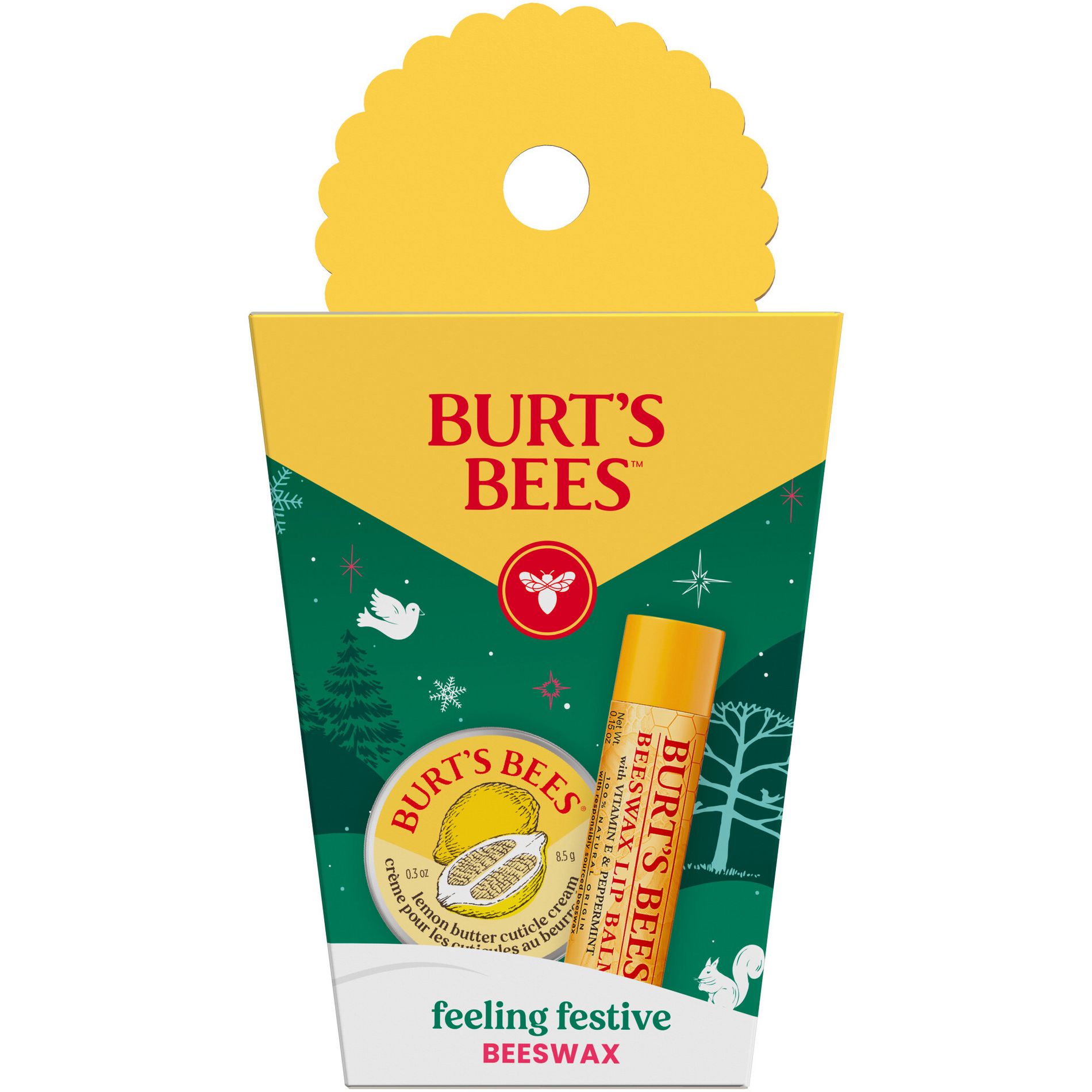 Burt's Bees Feeling Festive Beeswax Lip Balm Gift - 16oz