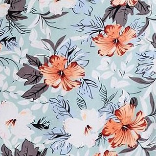 green background orange flower green orange