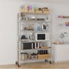 DOMETOUR 6-Tier disassembly and free assembly NSF-Certified Steel Wire Shelving with Wheels - 3 of 4