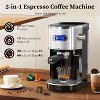 ZAFRO Espresso Machine 20 Bar, Semi-Automatic Professional Coffee Machine for Cappuccino & Latte with Milk Frother Steam Wand,LCD Display,Black - 3 of 4
