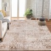 Vintage Floral Pattern Area Rug Machine Washable, for Living Room, Non Slip Rugs for Bedroom, Carpet for Office Dining Room - 2 of 4