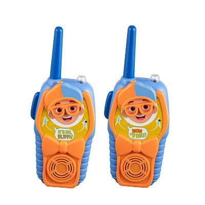 Ekids Blippi Walkie Talkies For Kids, Indoor And Outdoor Toys For Fans ...