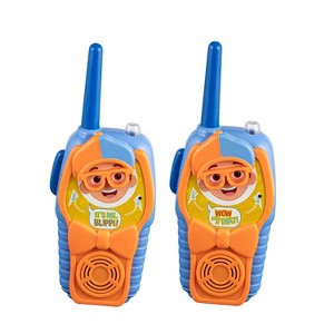 eKids Blippi Walkie Talkies for Kids, Indoor and Outdoor Toys for Fans of Blippi Toys - Orange (BL-212.EXV23OLB) - 1 of 4