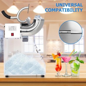 Electric Snow Cone Machine,Commercial Ice Crusher, 440LB/H High-Efficiency Ice Crusher with Dual Stainless Steel Blades, 40L Bin Shaved Ice Maker - 1 of 4