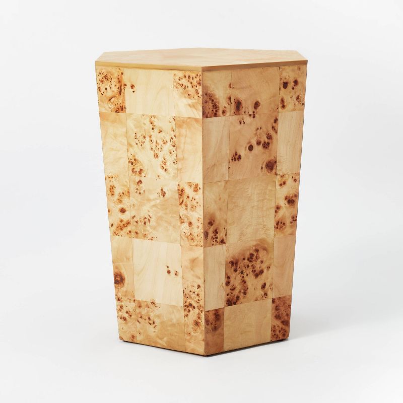 Ogden Burled Wood Accent Table - Threshold™ designed with Studio McGee, 1 of 15