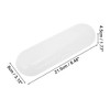 Unique Bargains Glossy Electric Toothbrush Travel Case for Philips for Sonicare for Oral-B Pro for iO and Other Electric Toothbrush White - 3 of 4