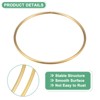 Unique Bargains Metal Electroplated Durable Multipurpose Craft Hoop 6 Pcs - 2 of 4