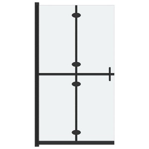 vidaXL Walk-In Shower Wall, Folding Design, Frosted ESG Glass, Space-Saving Bathroom Partition, 31.5 - 1 of 4