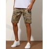 INSPIRE CHIC Men's Summer Regular Fit Animal Printed Shorts - 2 of 4