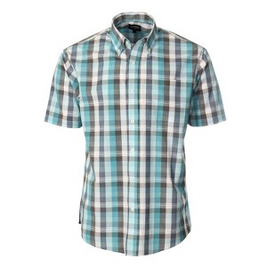Gioberti Men's Plaid Short Sleeve Shirt - 1 of 2