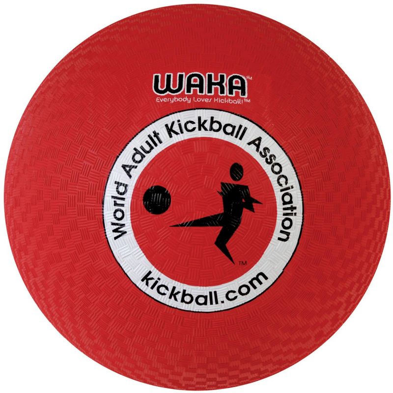 Mikasa Waka Official Adult Kickball, 10 Inch, Red, 1 of 2