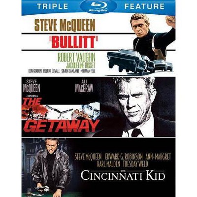 Bullitt / The Cincinnati Kid / The Getaway (Blu-ray)(2012)