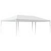 vidaXL White Party Tent - Weather-Resistant Outdoor Canopy with Heavy-Duty Iron Frame, Ideal for Parties and Get-together, Easy Assembly, 19.7'x13.1' - 4 of 4