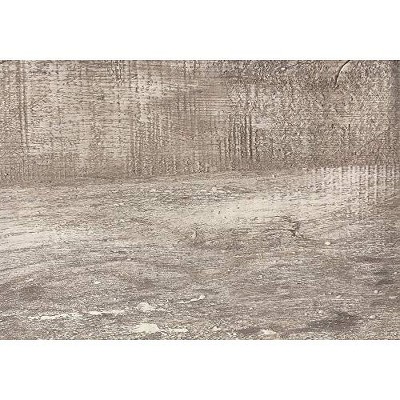 Taupe Reclaimed Wood-Look 60" TV Stand with Black Metal Handles