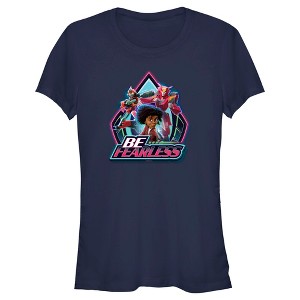 Juniors Womens Transformers: EarthSpark Be Fearless Badge T-Shirt - 1 of 4
