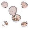 Unique Bargains Travel Gifts Small Portable Plush Velvet Jewelry Organizer - 3 of 4