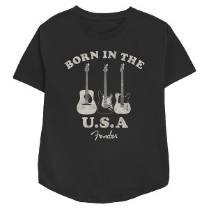 Womens Fender Born in the USA T Shirt - 1 of 3