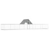 vidaXL Spacious Galvanized Steel Chicken Coop with Water-Resistant Roof for Poultry - Silver - 2 of 4
