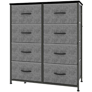 CAVINAS Tall Dresser for Bedroom, Fabric Chest of Drawers, Storage Cabinet with Water-Resistant Wooden Top for Closet/Nursery/Entryway - 1 of 4