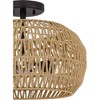 Quoizel Lighting Casablanca 3 - Light Semi-Flush Mount in  Palladian Bronze - 3 of 4