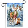 Briarwood Lane Winter Christmas Garden Flag 12x18 For Outdoor Woodland Deer For Christmas Garden Flag Flags For Outside - 2 of 4