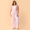 Blogilates Women's Travel Trouser High-Rise Wide Leg Sweatpants - 3 of 4