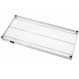 Quantum Storage Systems Wire Shelf, 48"W X 24"D, 600 - 800 Lb. Capacity, Chrome Plated Finish, Nsf - 1 of 1
