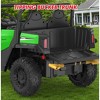 24V 4WD Ride On Dump Truck with Remote Control, 2 Seater Electric Toy Car for Kids, All-Terrain Kids Construction Vehicle w/Dump Bed & Shovel - 4 of 4