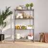 Seville Classics 4-Tier Steel Wire Shelving Unit, 36" W x 14" D x 56.25"H - 4 of 4