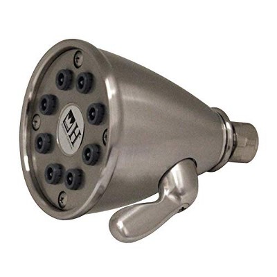ALFI Showerhaus Round Showerhead with 8 Spray Jets - Solid Brass Construction with Adjustable Ball Joint