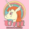Girl's Dungeons & Dragons Uni Unicorn Cartoon T-Shirt - 2 of 4