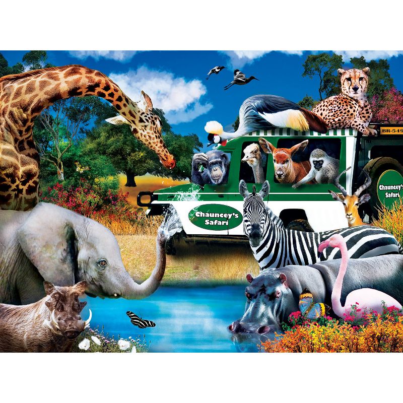 MasterPieces 300 Piece EZ Grip Jigsaw Puzzle - Watering Hole - 18"x24", 3 of 8