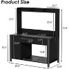 PAKASEPT 40-120 Gallon Reptile Tank Stand with LED Lights & Power Outlet, Aquarium Stand with Storage Cabinet, Fit Reptile Enclosure,Turtle Fish Tank - 2 of 4
